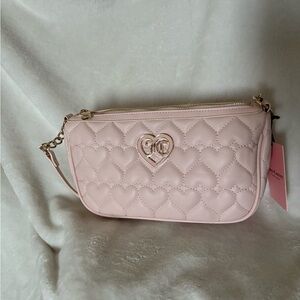 Juicy Couture Pink Quilted Heart Bag